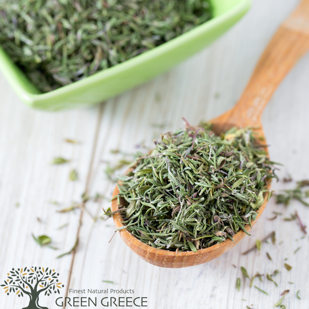 Frische griechische Kräuter Oregano, Thymian und Rosmarin von GREEN GREECE – mediterrane Aromen und gesundheitliche Vorteile für die Küche