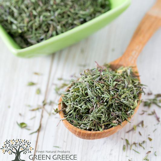 Frische griechische Kräuter Oregano, Thymian und Rosmarin von GREEN GREECE – mediterrane Aromen und gesundheitliche Vorteile für die Küche