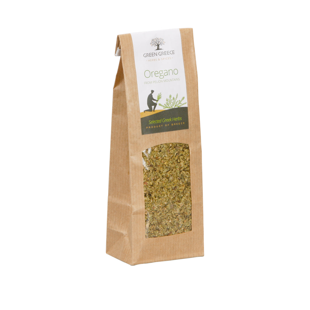 GREEN GREECE Oregano - Ein Gewürz der Extraklasse für die gehobene Küche, handgeerntet, naturbelassen und reich an gesunden Wirkstoffen(35g)
